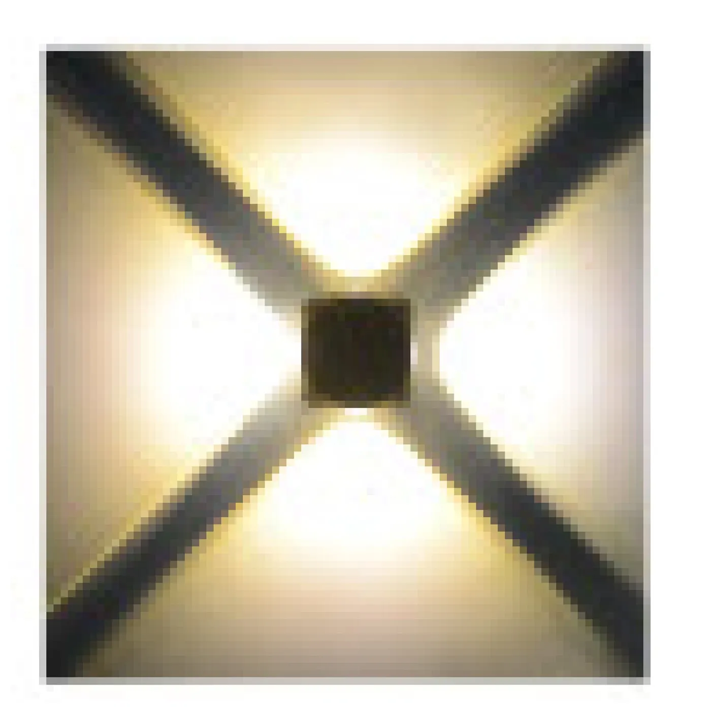 107020-4x3w Narrow Beam Outdoor wall Lights 12w