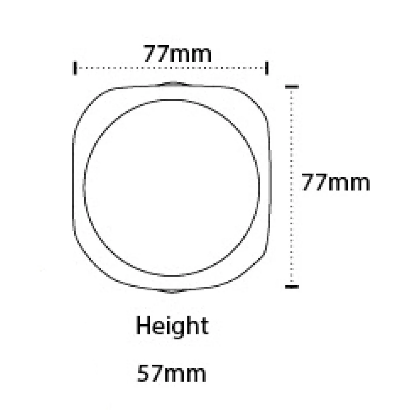 107020-4x3w Narrow Beam Outdoor wall Lights 12w