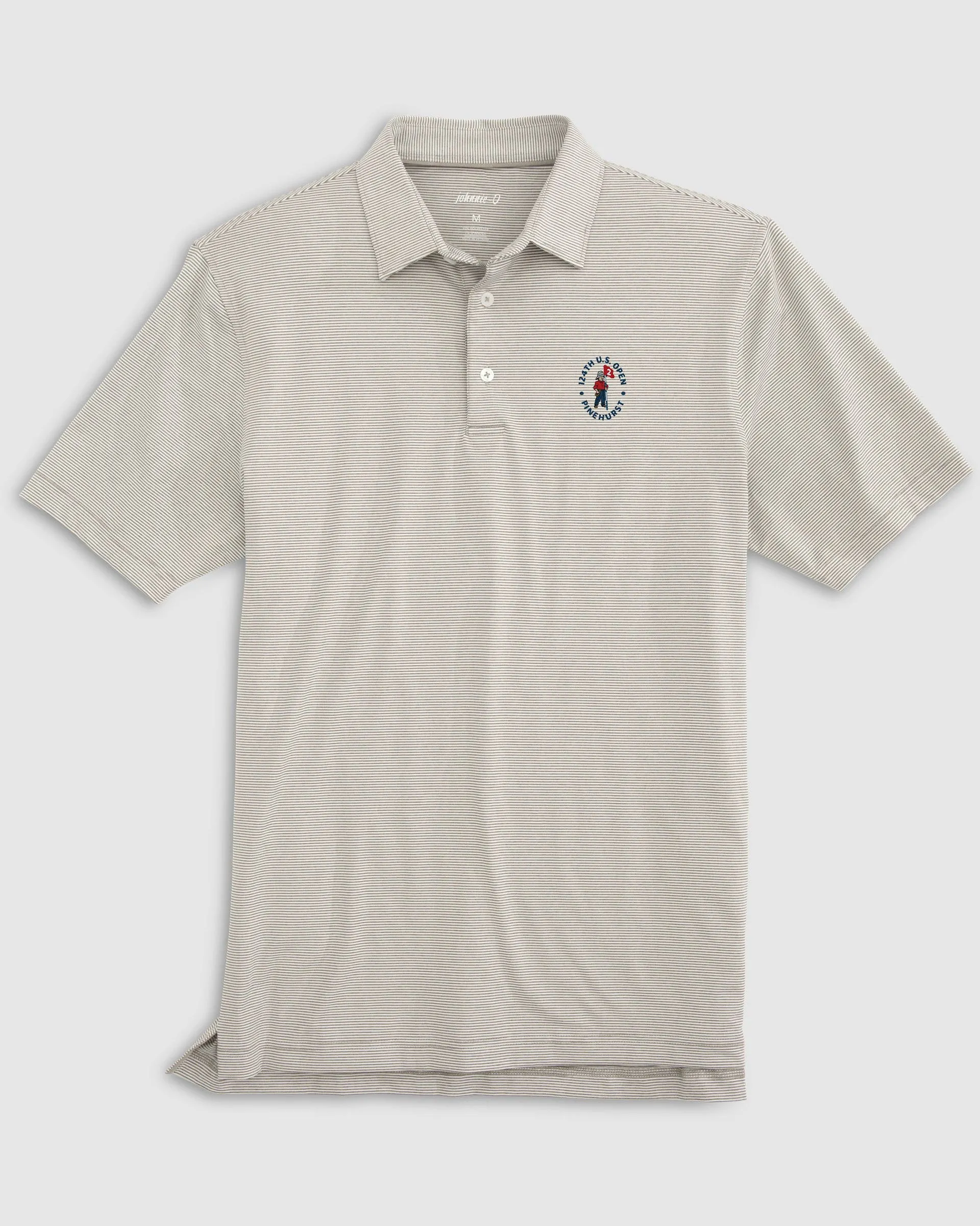 124th U.S. Open Lyndonn Striped Jersey Performance Polo