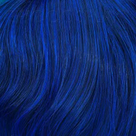 18" Ponytail Wrap - Blue Black Fusion