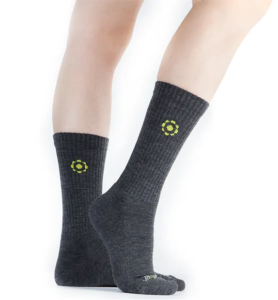 86% Rich Merino Wool Everyday Crew Socks