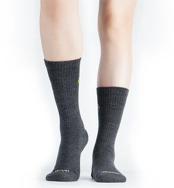 86% Rich Merino Wool Everyday Crew Socks