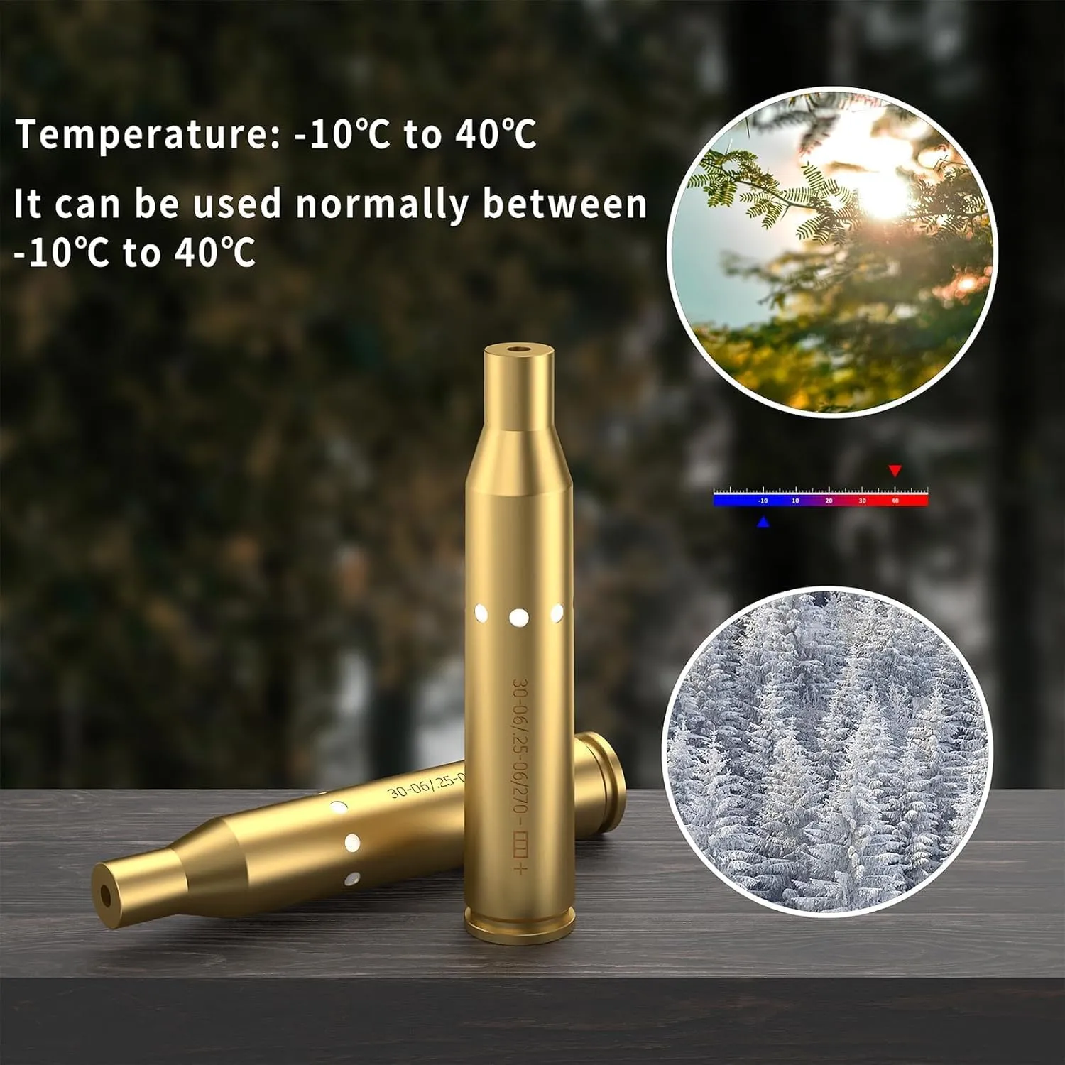 9MM/ .243 .308/6.5MM/300BLK 7.62x35mm/.44mag/30-06/25-06/270 Cal Rem Gauge Bore Sight Red Dot Boresighter with Batteries