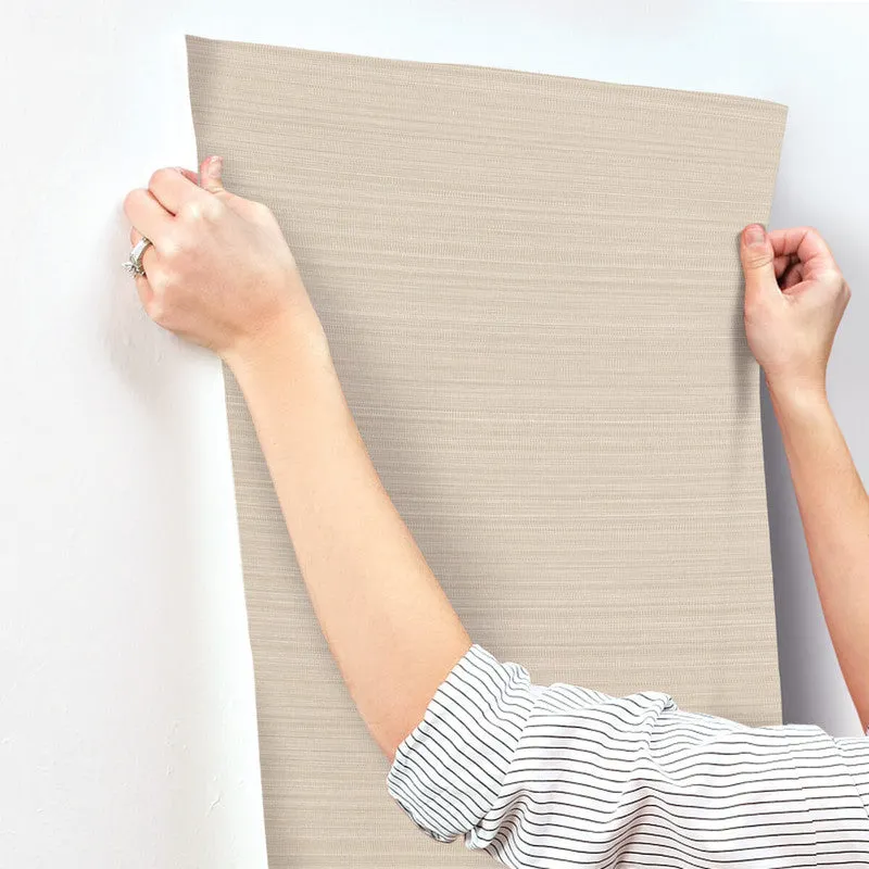 Allineate High Performance Vinyl Wallpaper in Dune