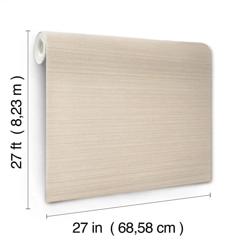 Allineate High Performance Vinyl Wallpaper in Dune