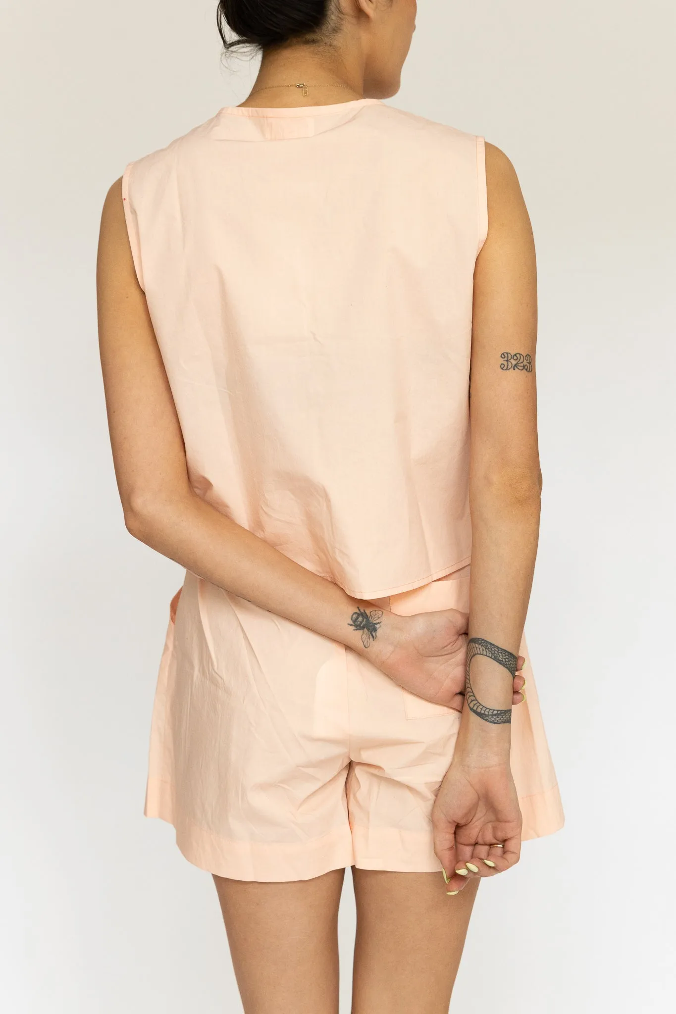 Annie Tie Top | Peach