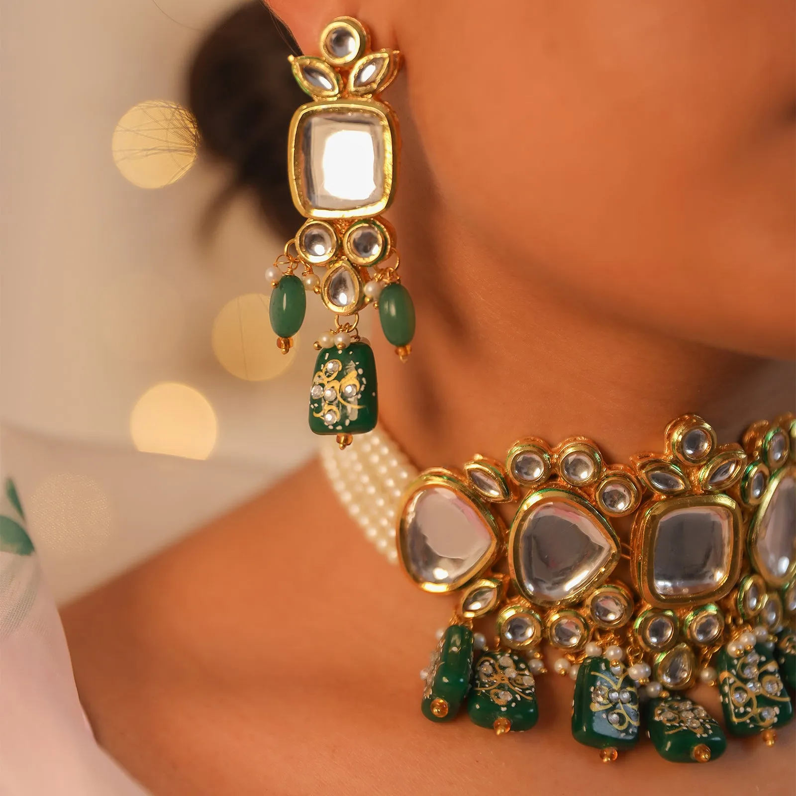 Anushka Kundan Necklace Set