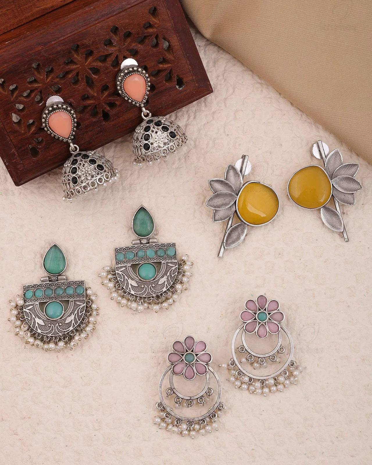 Aryan Combo Earring Set - wxo