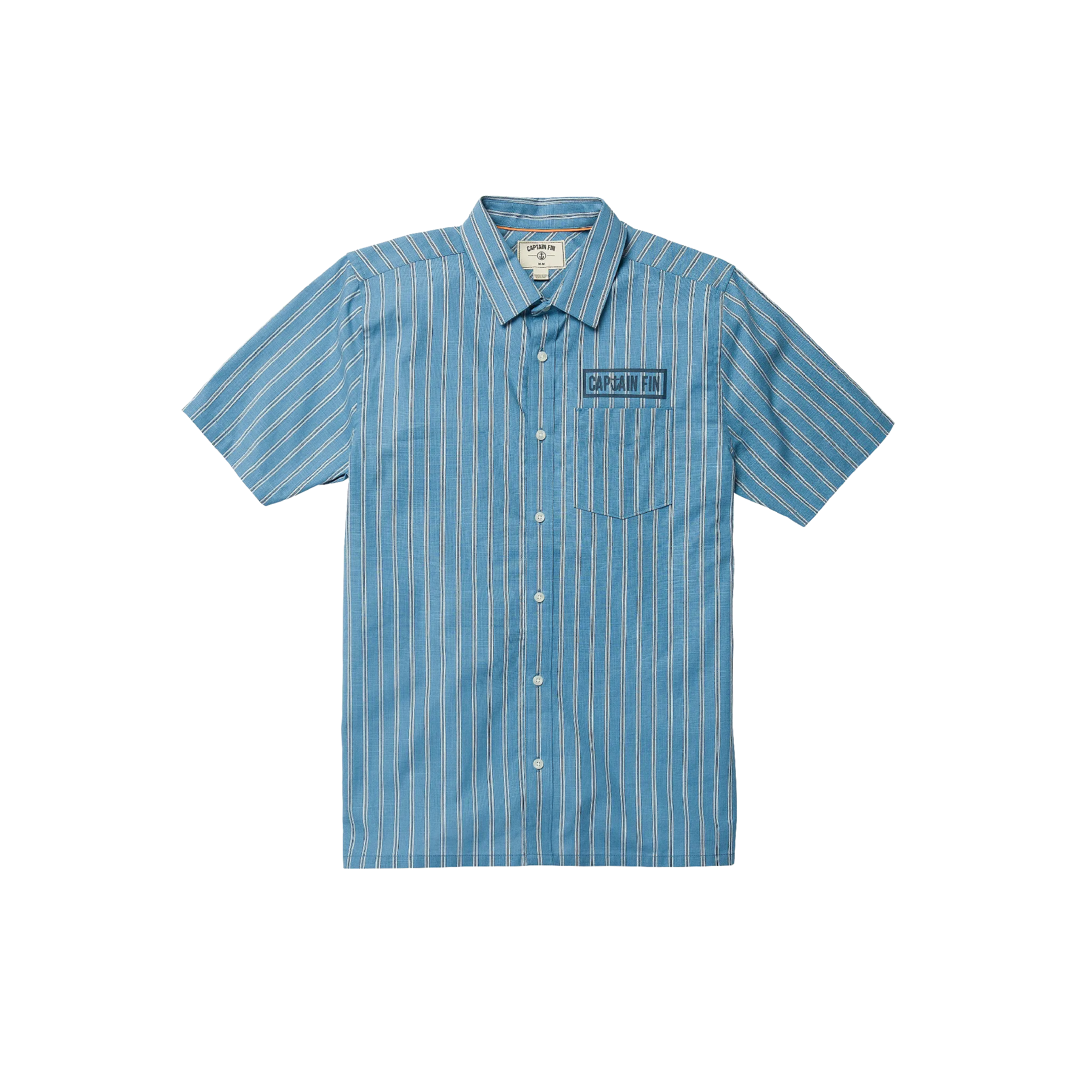 Bait Barge Short Sleeve Shirt - Coastal Blue
