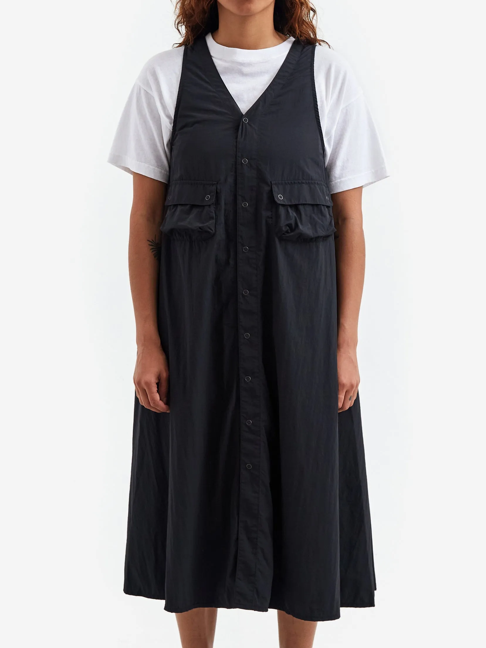 Beams Boy Pocket Front Dress - Black