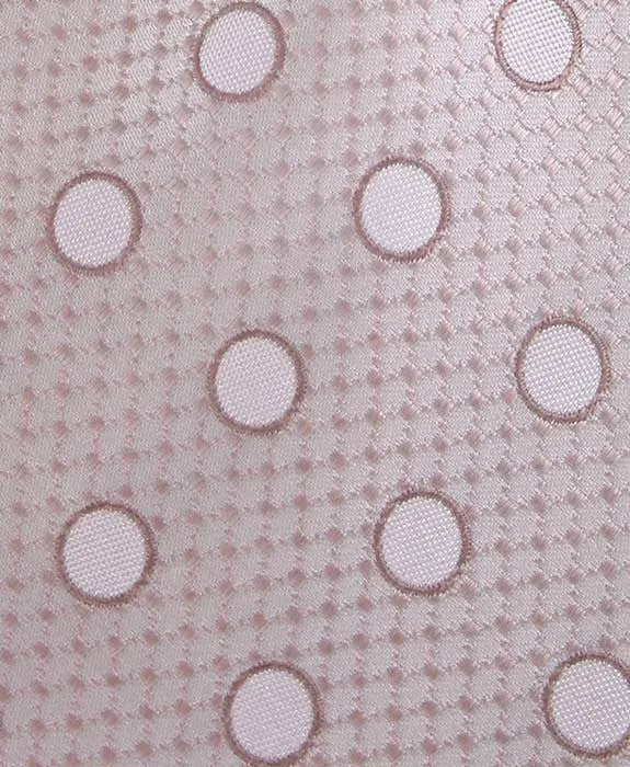 Beige Polka Dot Necktie