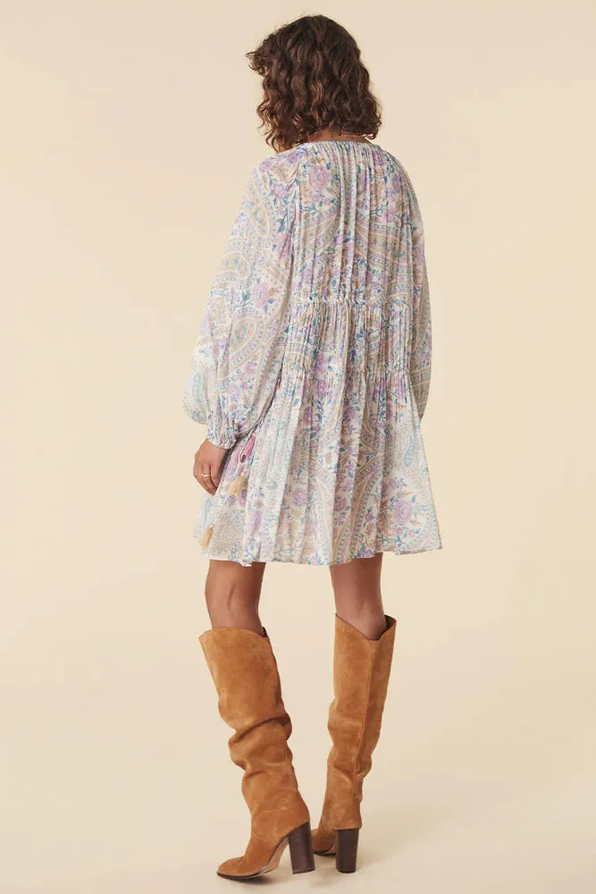 Belladonna Tunic Dress Light Pastel | SPELL