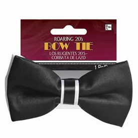 Black and White Adult Bow Tie