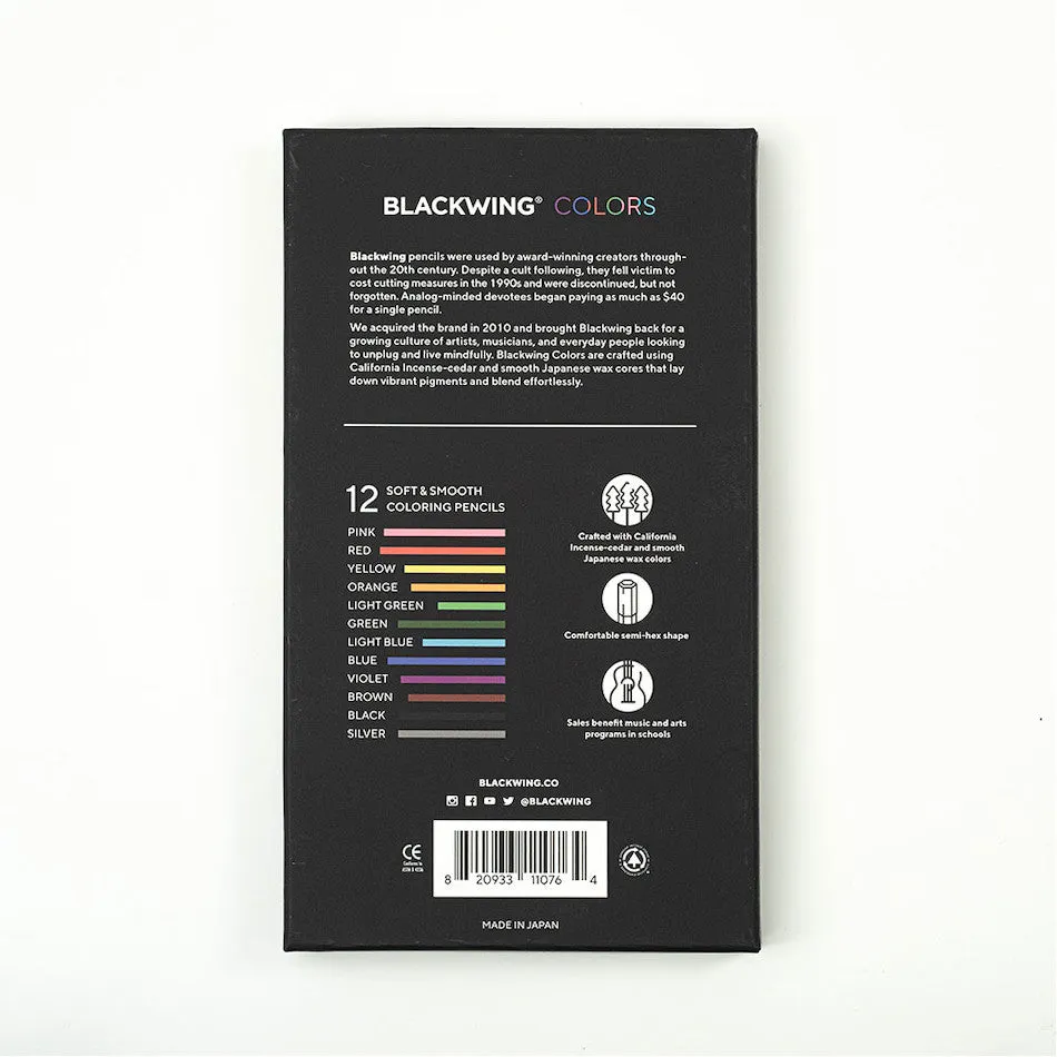 Blackwing Colours Pencil Set of 12