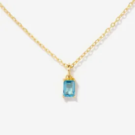 Blue Topaz Necklace