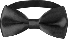 BOWKITE Adjustable Boys Kids Bow Tie Solid Pre Tied for Wedding Party Dress up