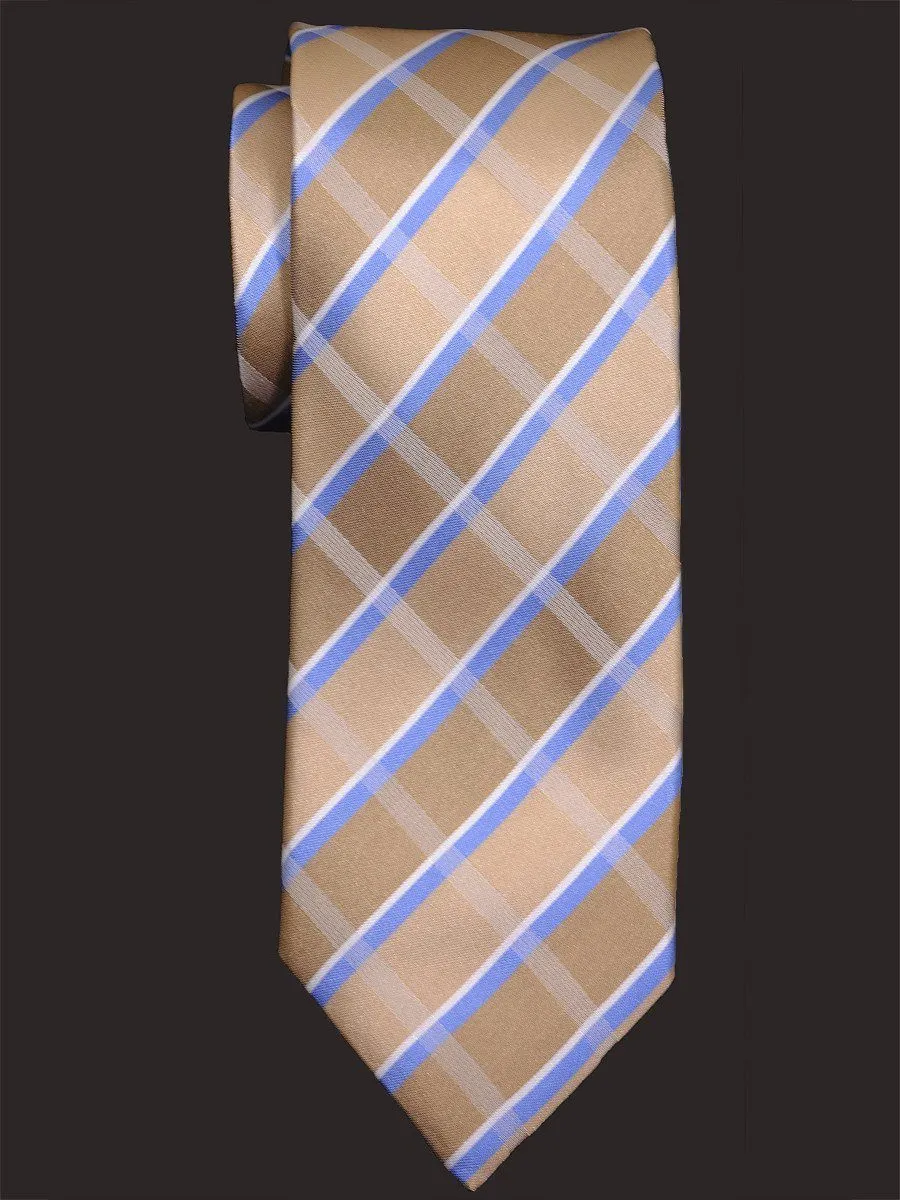 Boy's Tie 16039 Tan/Blue