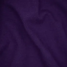 Bright Purple Organic Cotton/Spandex Jersey Fabric - 200 GSM - Grown in the USA