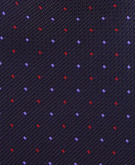 Brown Pin Dot 4" Tie