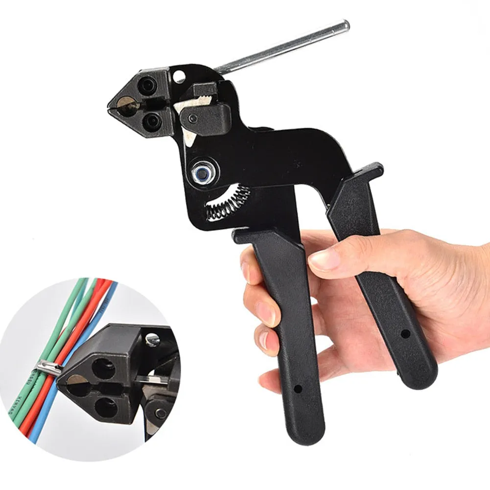 Cable Ties Plier Fastening Strap Cutting Tool Cutter Tension Automatic Zip Gun 304 Stainless Steel Locking Tie Hand Wrap Tool
