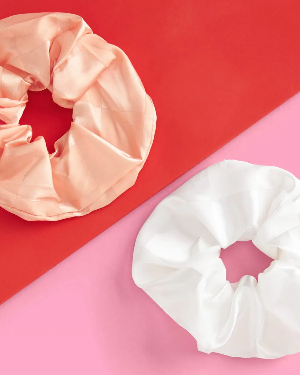 Checked Out Scrunchies - 6 silk scrunchies
