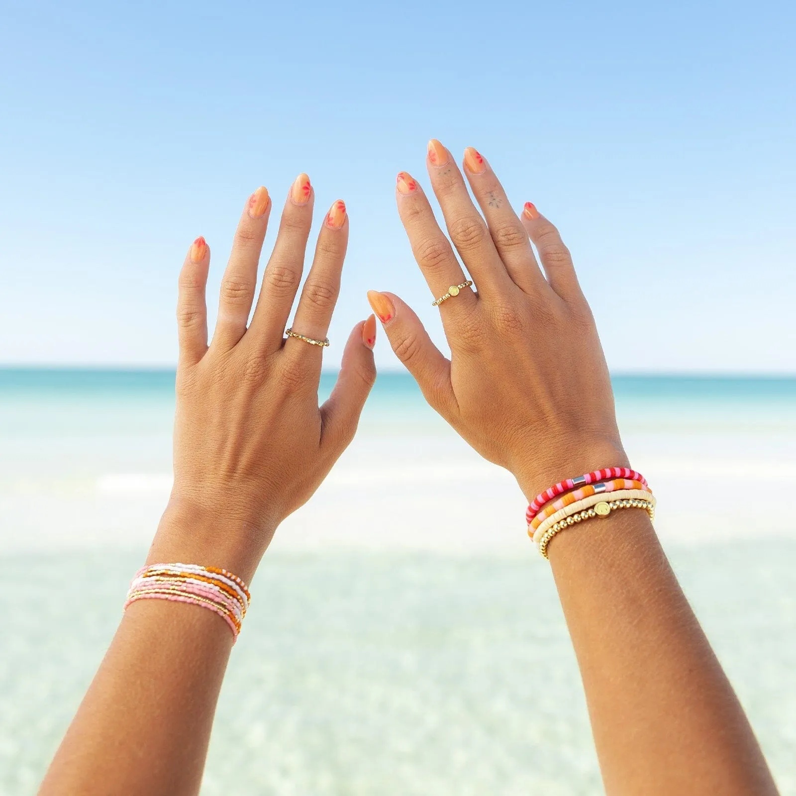 Cherry Pie Seascape Stretch Bracelet