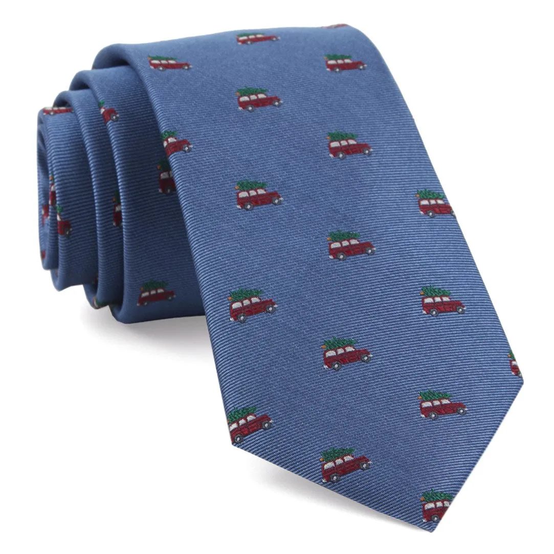 Christmas Vacation Light Blue Tie