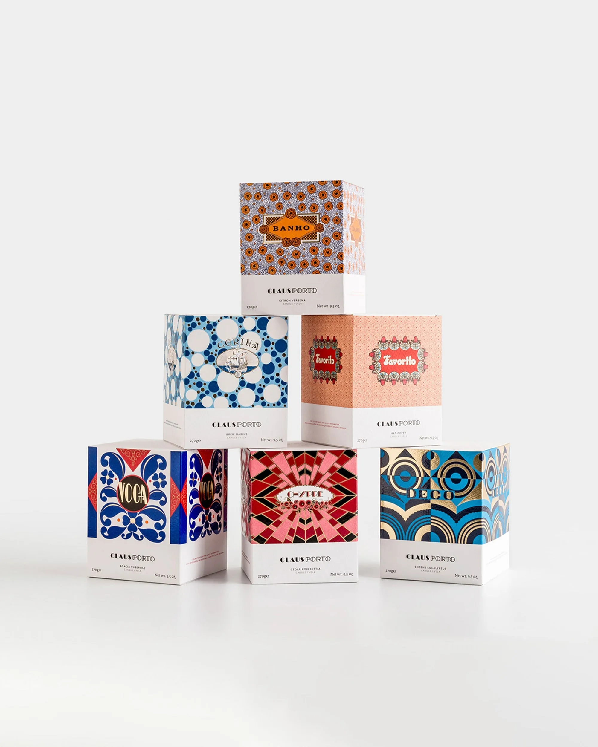 CLAUS PORTO Favorito Red Poppy Candle