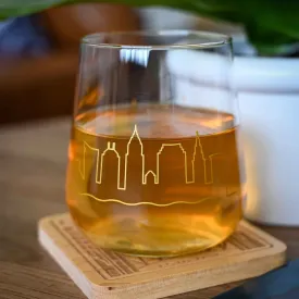 Cleveland Monoline Skyline Wine Glass