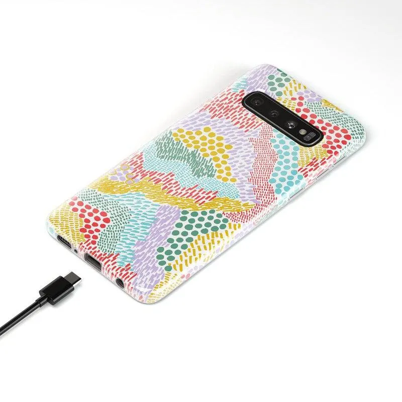 Color Me Happy | Pattern Colorblock Samsung Case
