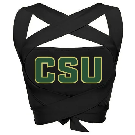 Colorado State Black Multi Way Bandeau Top