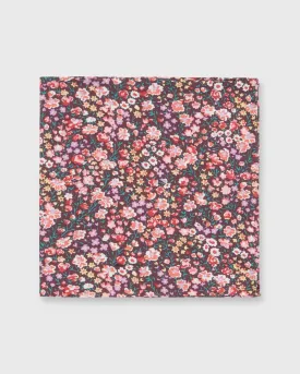 Cotton Print Pocket Square in Pink Phoebe & Jo Liberty Fabric