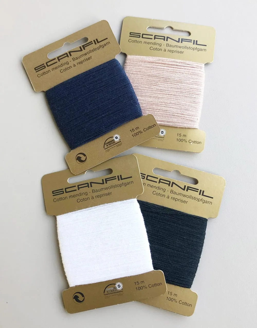 Cotton Scanfil Mending | Darning Thread, Various Colours