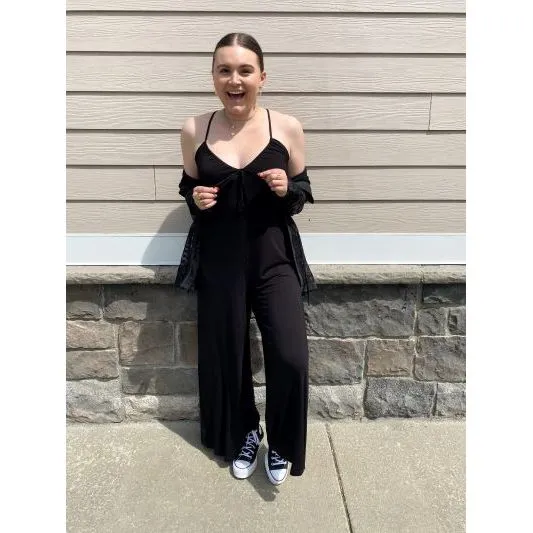 Cross Front Jumpsuit
