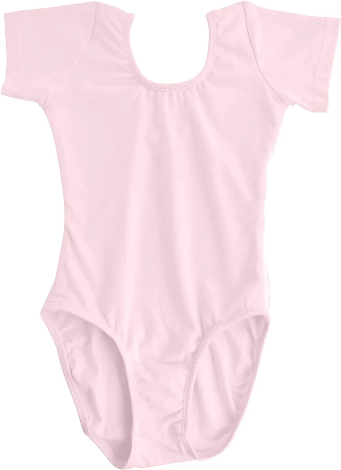 Dancina Short Sleeve Ballet Leotard for Girls Ages 2-10 (Cotton)