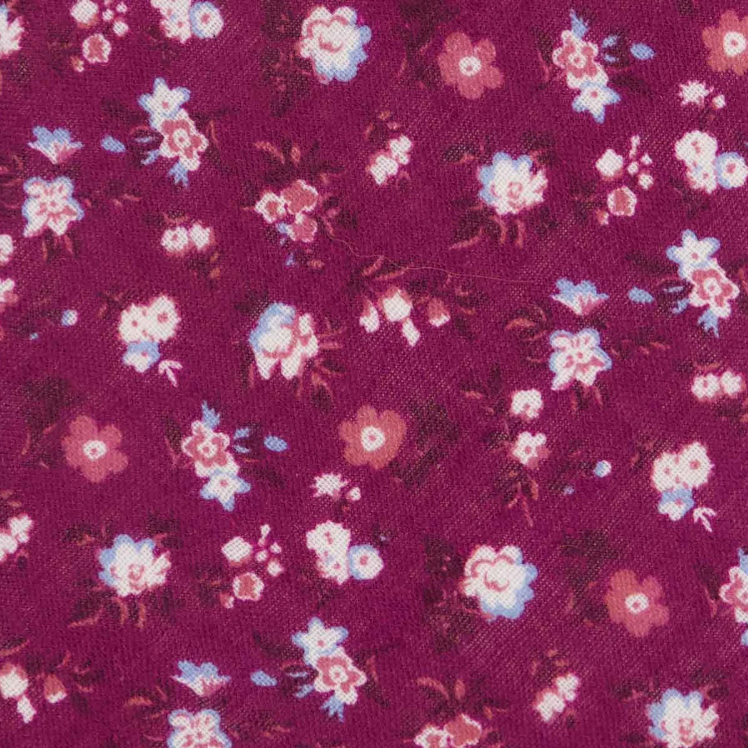 Ditzy Daisies Burgundy Tie