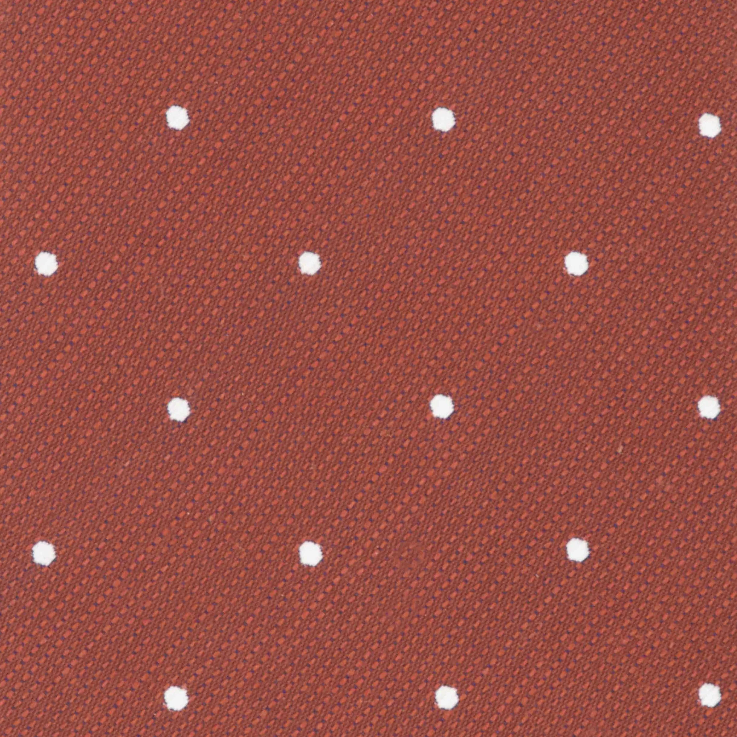 Dotted Report Burnt Orange Tie