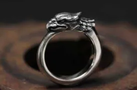 Eagle Head Ring Narrow