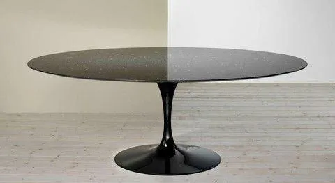 Eero Saarinen Tulip Table - Oval Dining 43 x 71 Inch