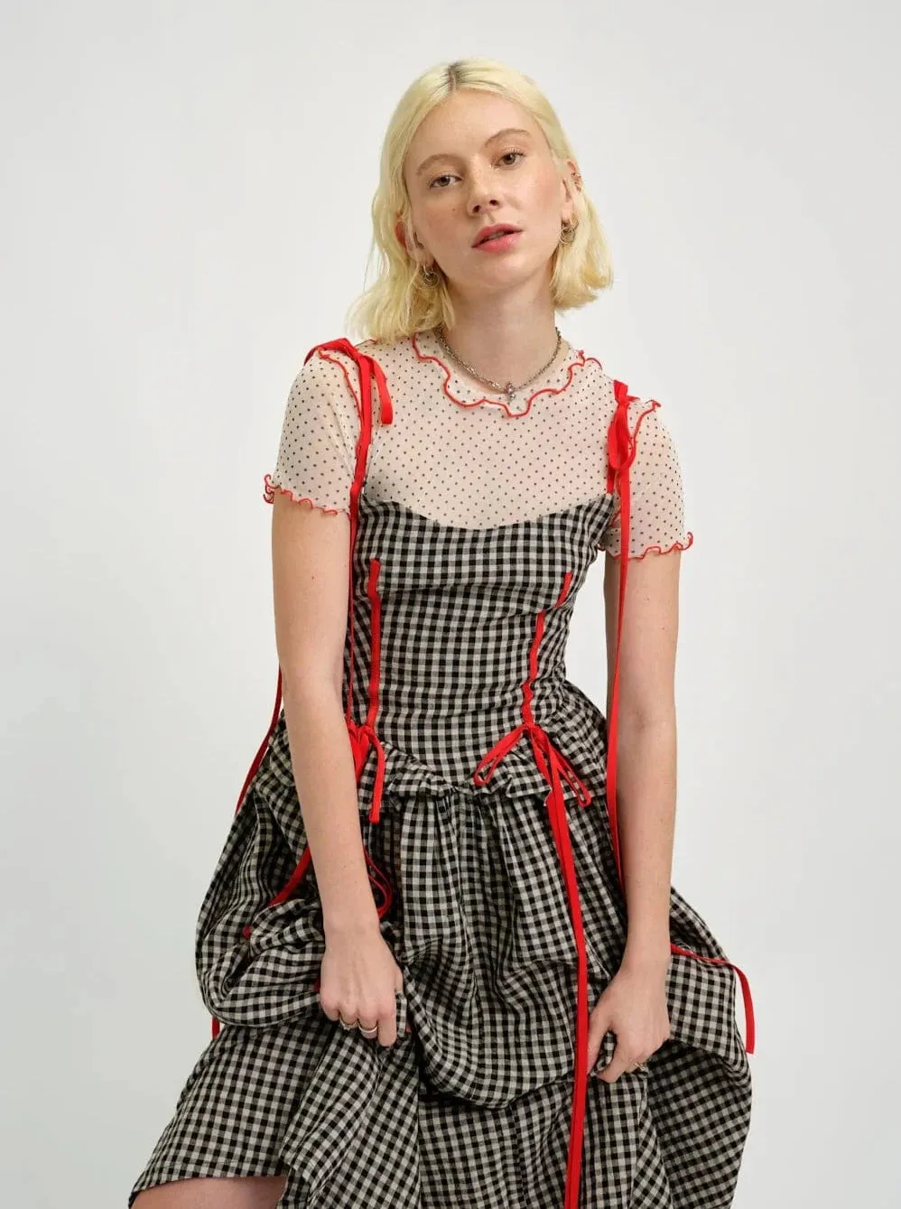 ELIZA FAULKNER - Tessa dress gingham linen