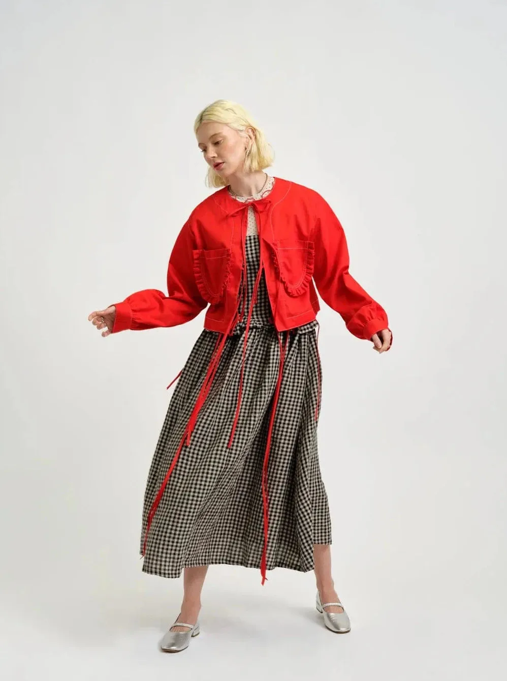 ELIZA FAULKNER - Tessa dress gingham linen