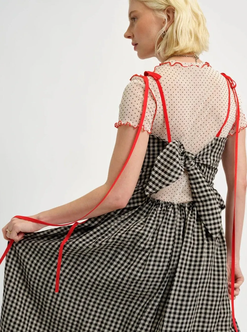 ELIZA FAULKNER - Tessa dress gingham linen