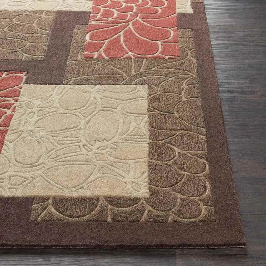 Elkpoint 8x11 Transitional Brown Area Rug Carpet for Living Room Bedroom or Kitchen (8' x 11')
