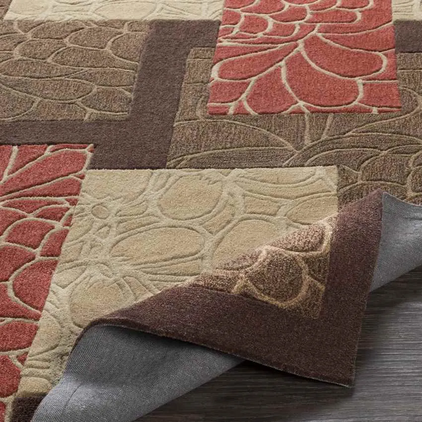 Elkpoint 8x11 Transitional Brown Area Rug Carpet for Living Room Bedroom or Kitchen (8' x 11')