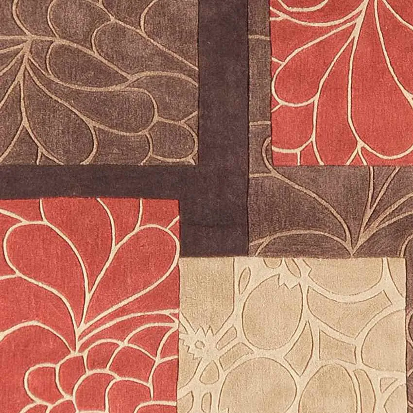 Elkpoint 8x11 Transitional Brown Area Rug Carpet for Living Room Bedroom or Kitchen (8' x 11')