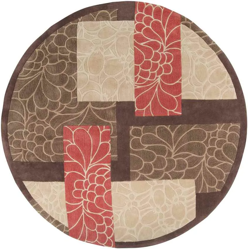 Elkpoint 8x11 Transitional Brown Area Rug Carpet for Living Room Bedroom or Kitchen (8' x 11')