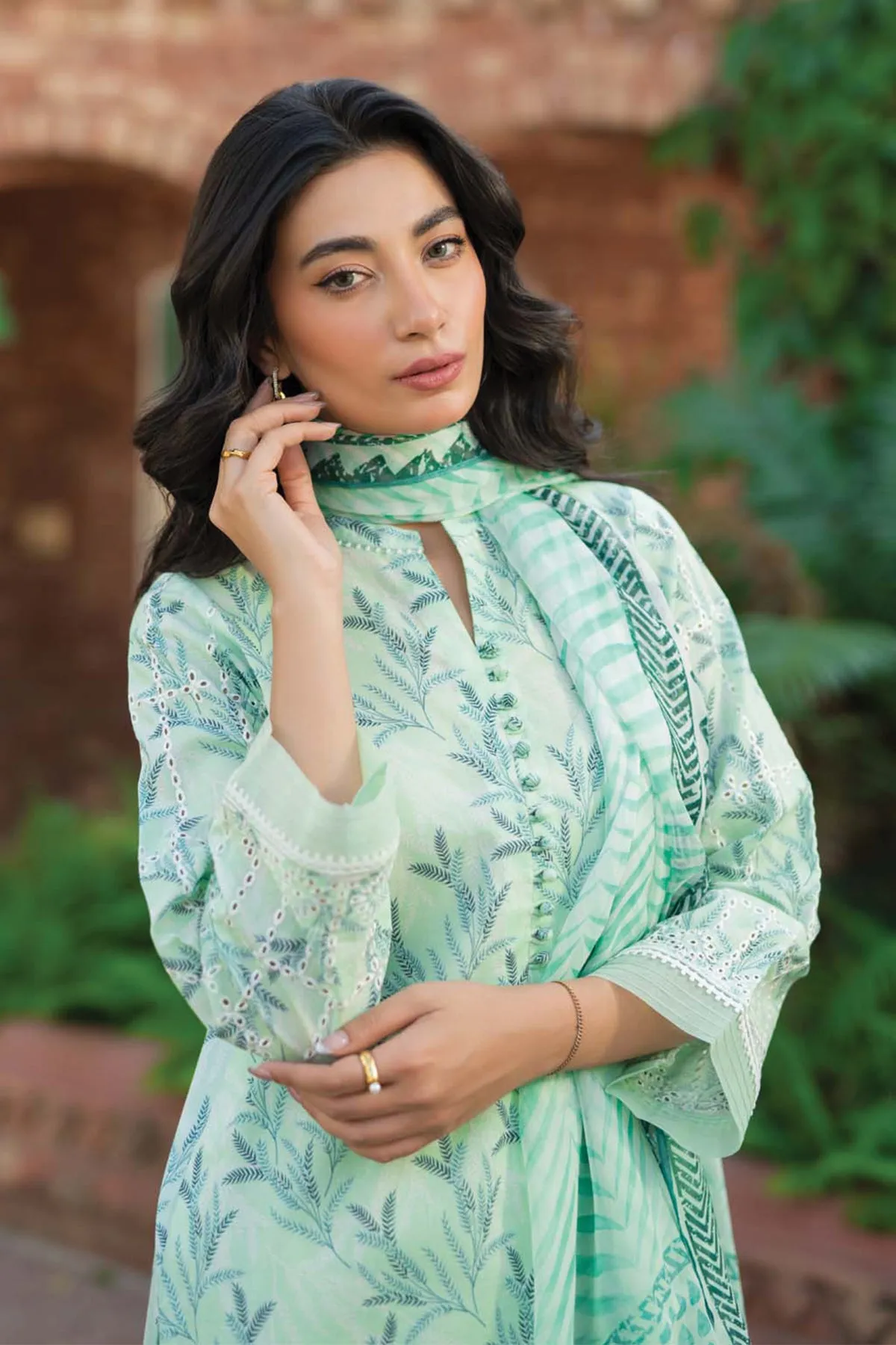 Embroidered Lawn 3 Piece