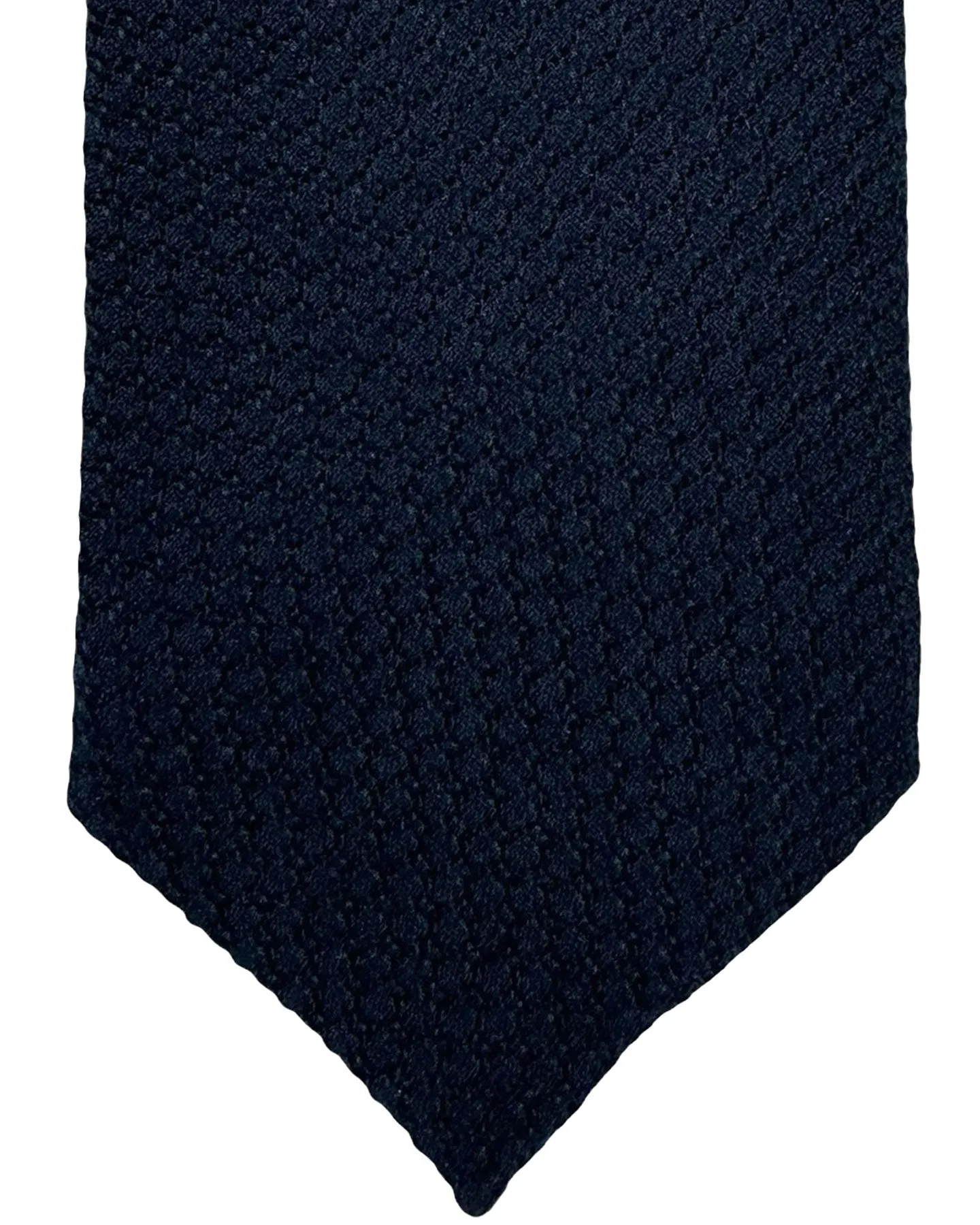 Ermenegildo Zegna Tie Midnight Blue Pattern - Couture