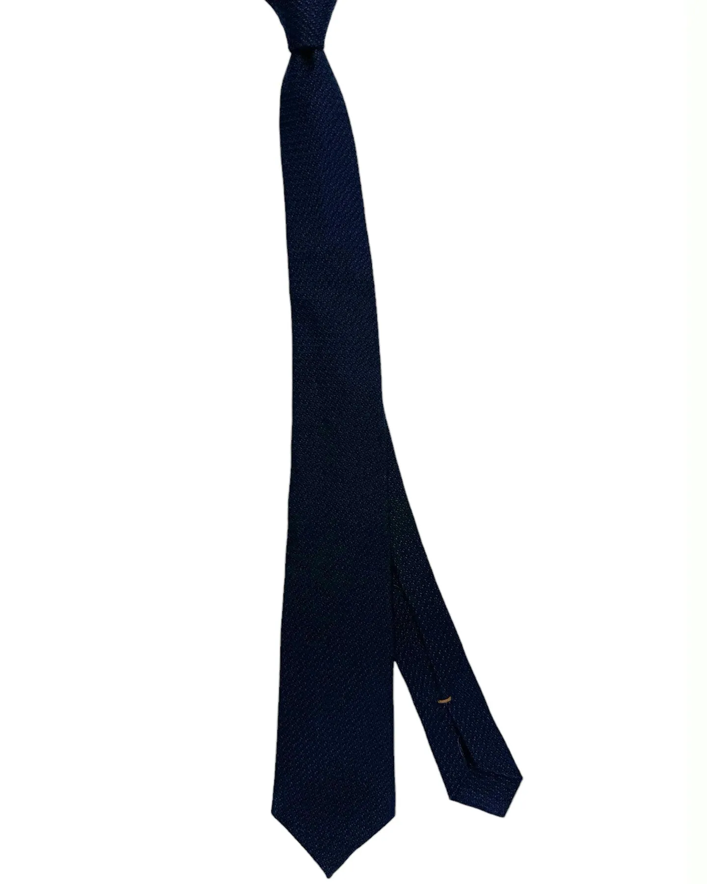 Ermenegildo Zegna Tie Midnight Blue Pattern - Couture