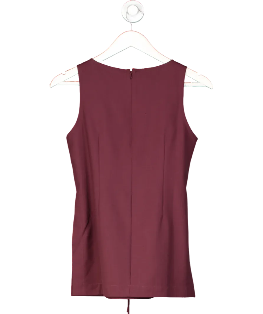 Faithfull Red Emilie Top Bordeaux UK XS